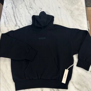 Fear of God Black Pullover Hoodie